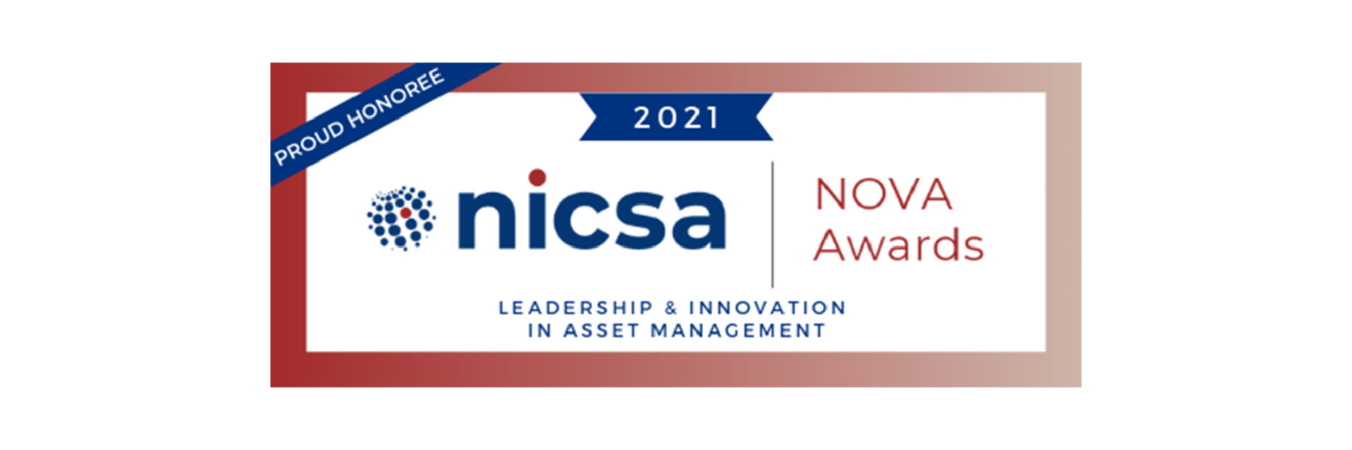 Banner announcing EDS receiving the 2021 NICSA NOVA Award for Innovation in Technology.