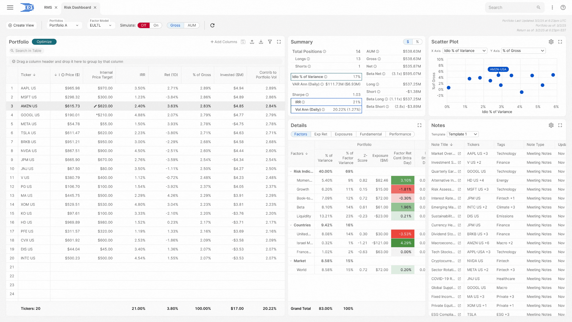 Nexus - Risk and Portfolio Management Solution